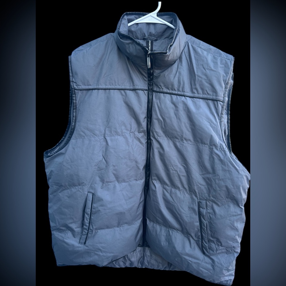 Men's Charcoal Quilted Vest